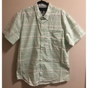 Signature Studio Striped Green Shirt NWT